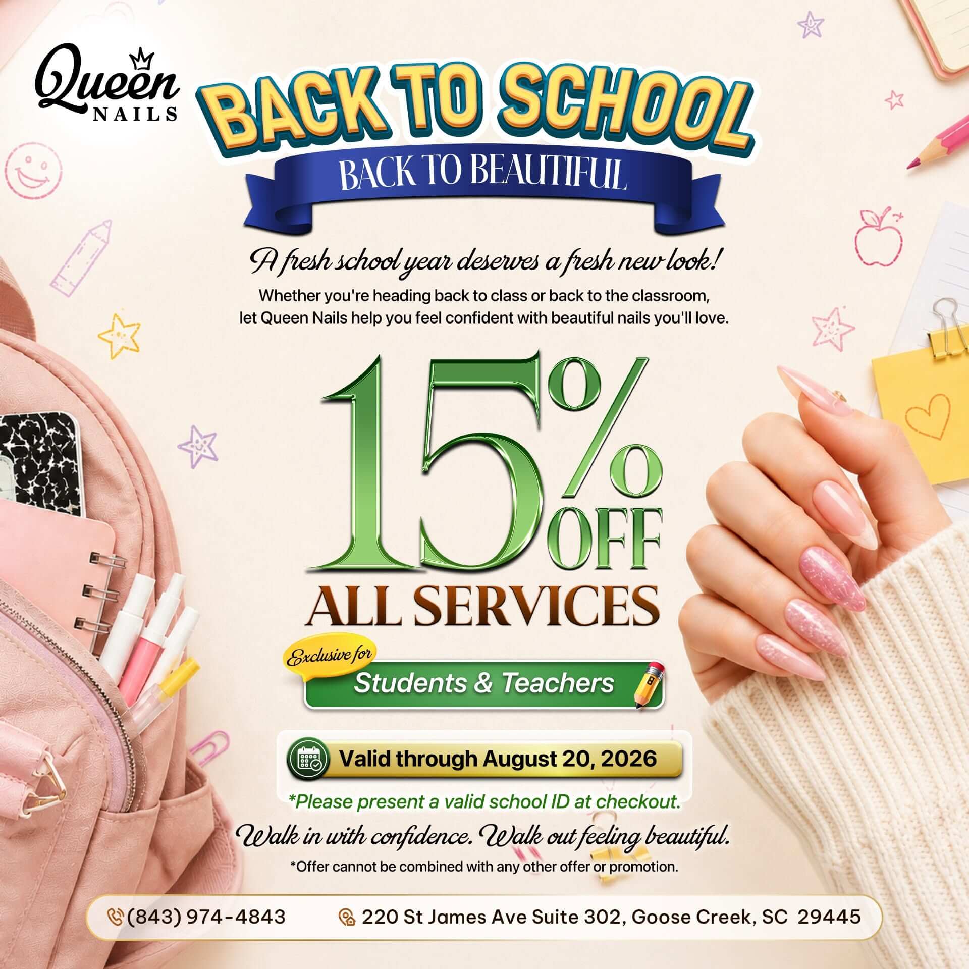 🌟 Queen Nails - Promotion 🌟